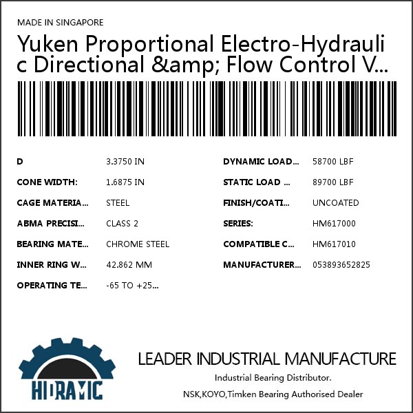 Yuken Proportional Electro-Hydraulic Directional &amp; Flow Control Valves - EDFHG #1 image