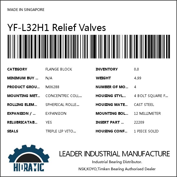 YF-L32H1 Relief Valves #1 image