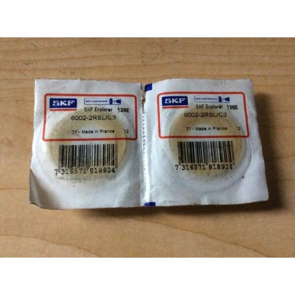 3-SKF ,Bearings#6002-2RSL/C3,30day warranty, free shipping lower 48! #1 image