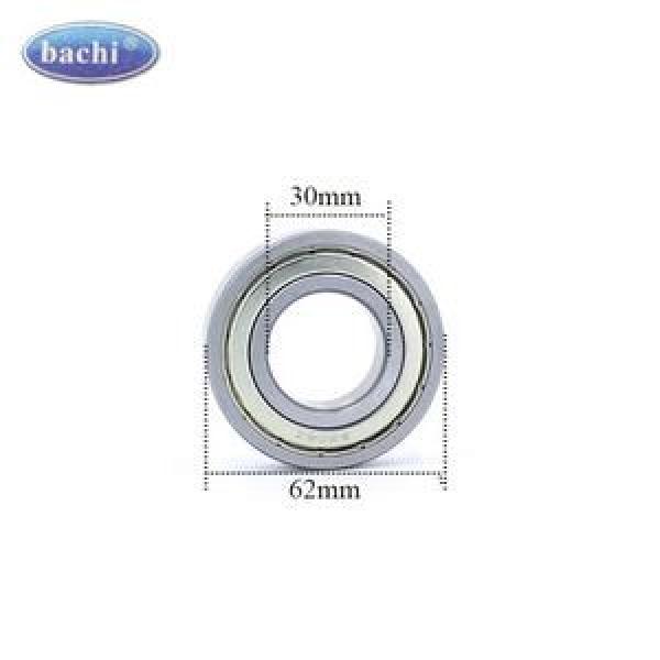 6206 30x62x16mm Open Unshielded NSK Radial Deep Groove Ball Bearing #1 image